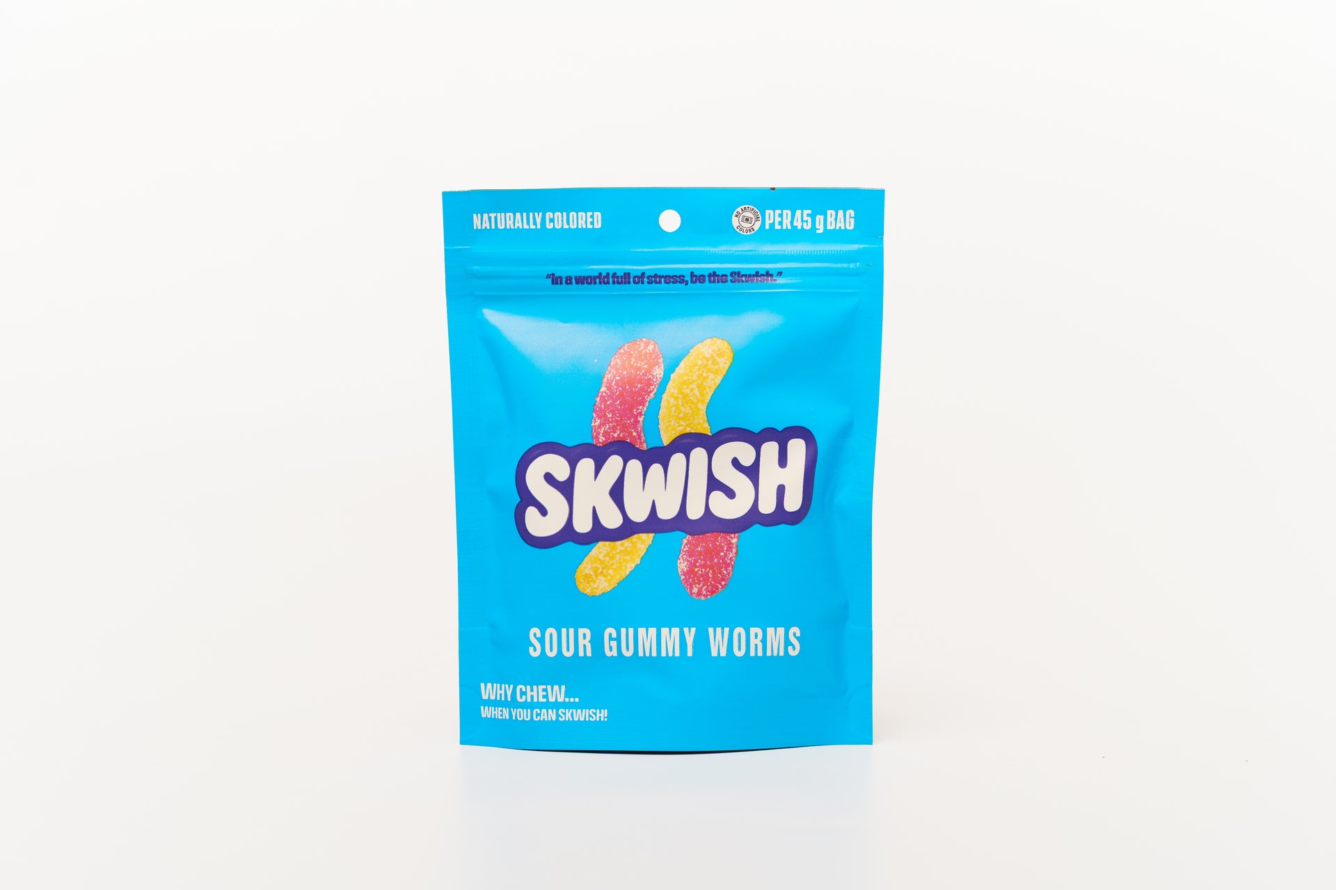 Skwish Sour Gummy Worms — pack shot